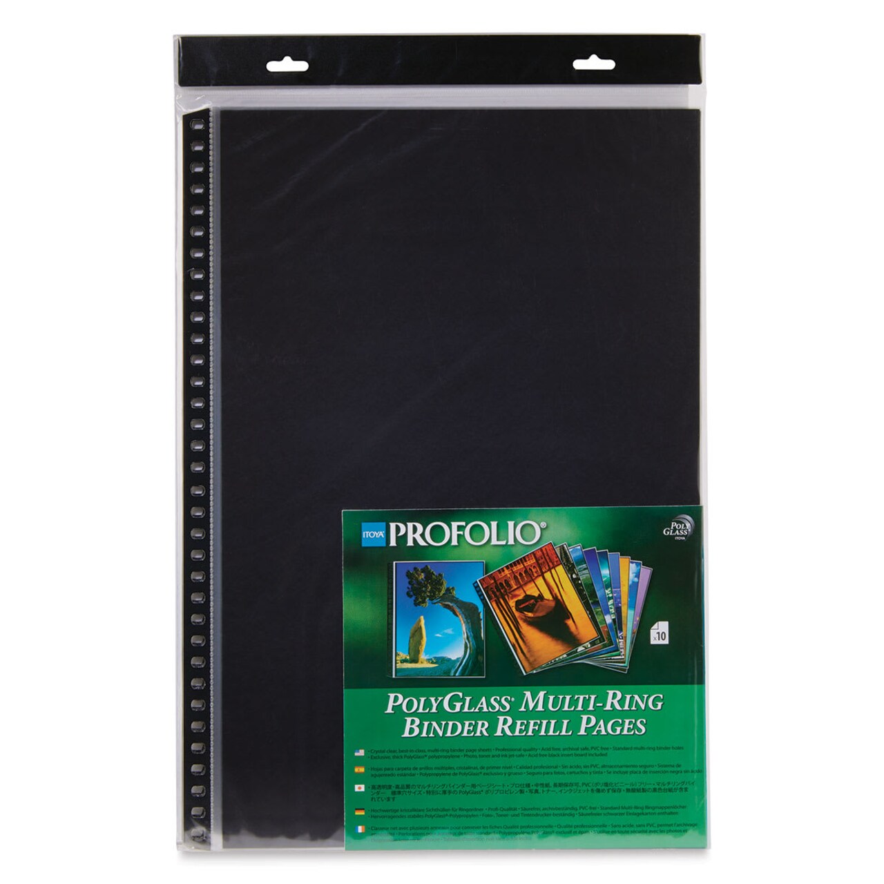 Itoya PolyGlass Refill Page Pack - 17" x 11", Portrait, Pkg of 10